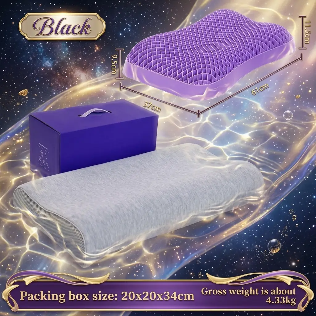 Cool-Sleep Cervical Support Pillow — 3D Honeycomb Airflow | THESPACEBOYBRAND